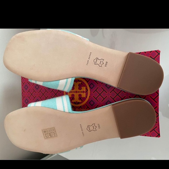 BNWT Tory Burch Jacquard slides - Picture 3 of 3